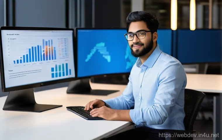 웹개발자 클라우드 활용 실무 - **Prompt for Cloud Computing & Web Development:**
A vibrant, modern office environment filled wi...